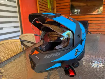 Cascos de moto HRO con visera y intercomunicador - miniatura 2