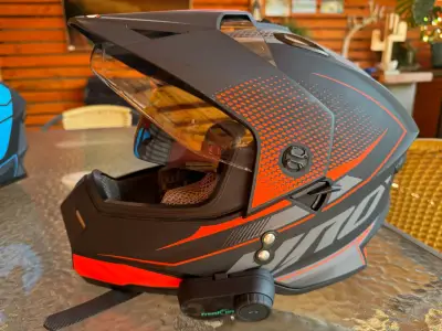 Cascos de moto HRO con visera y intercomunicador - miniatura 5