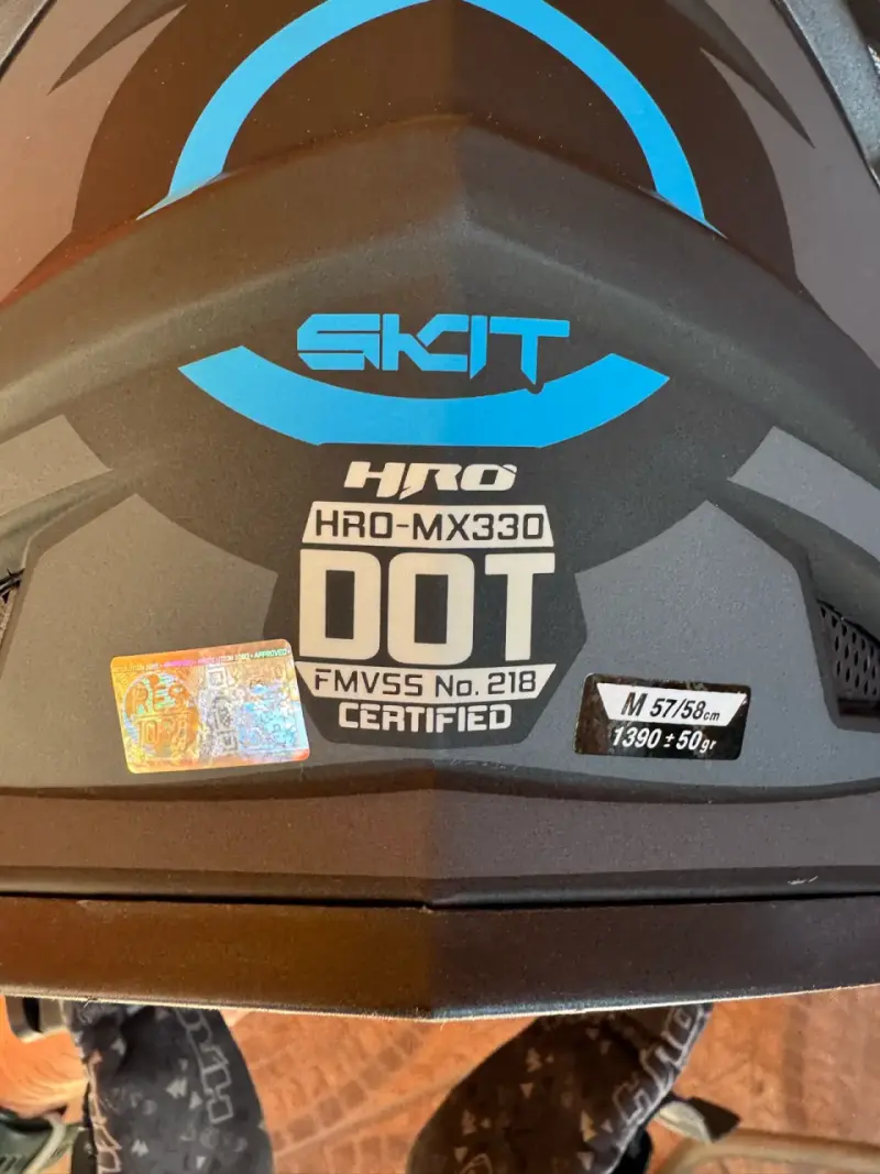Cascos de moto HRO con visera y intercomunicador - 6