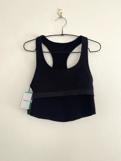 Top deportivo negro Forever 21 - miniatura 5