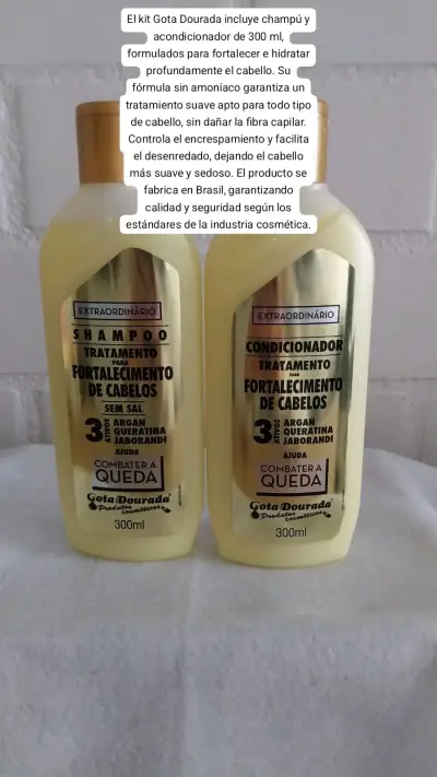 Kit Gota Dourada champú y acondicionador 300ml - miniatura 1
