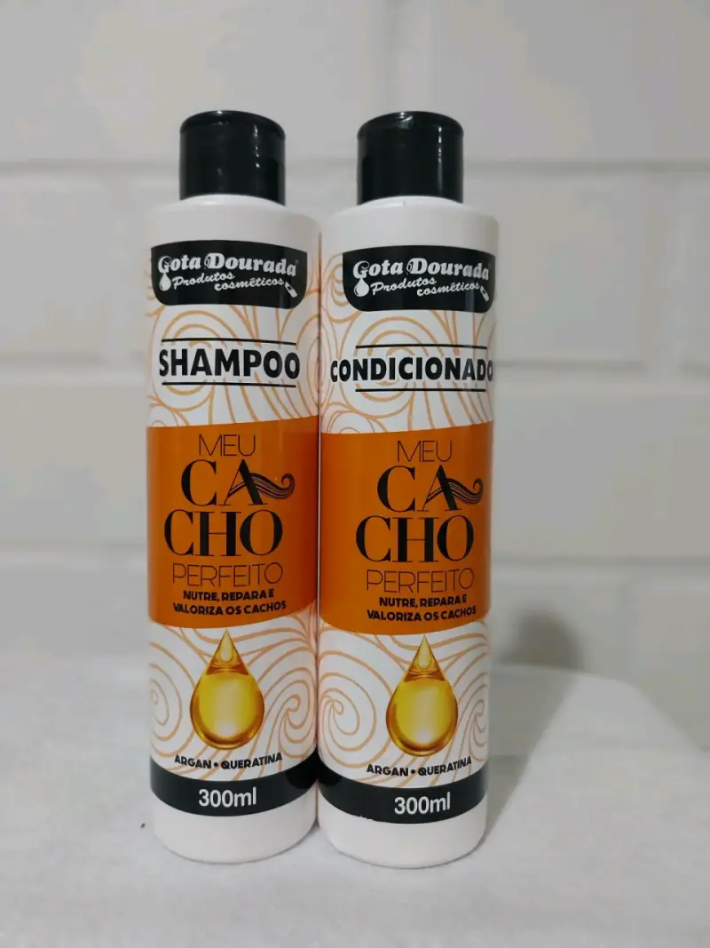Kit Gota Dourada champú y acondicionador 300ml - 5