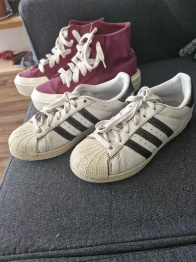 Zapatillas deportivas blancas Adidas - miniatura 3