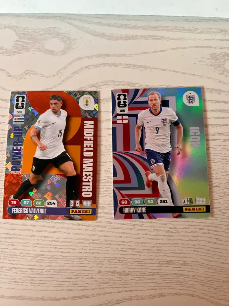 Set de cartas holográficas Panini FIFA