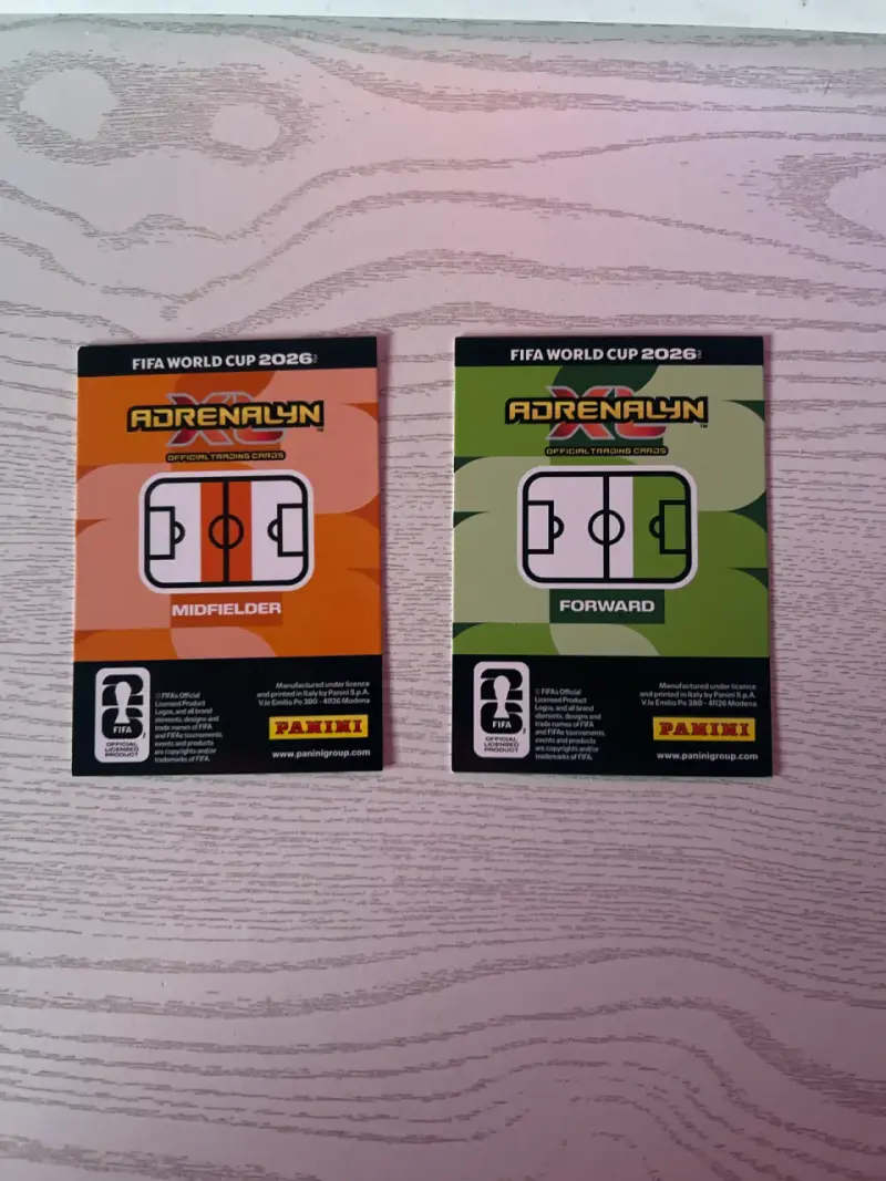 Set de cartas holográficas Panini FIFA - 2