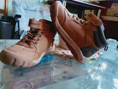Botines de invierno para niños color marrón - miniatura 3