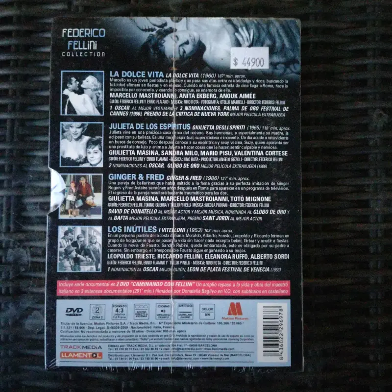 Colección de DVDs Federico Fellini - 2