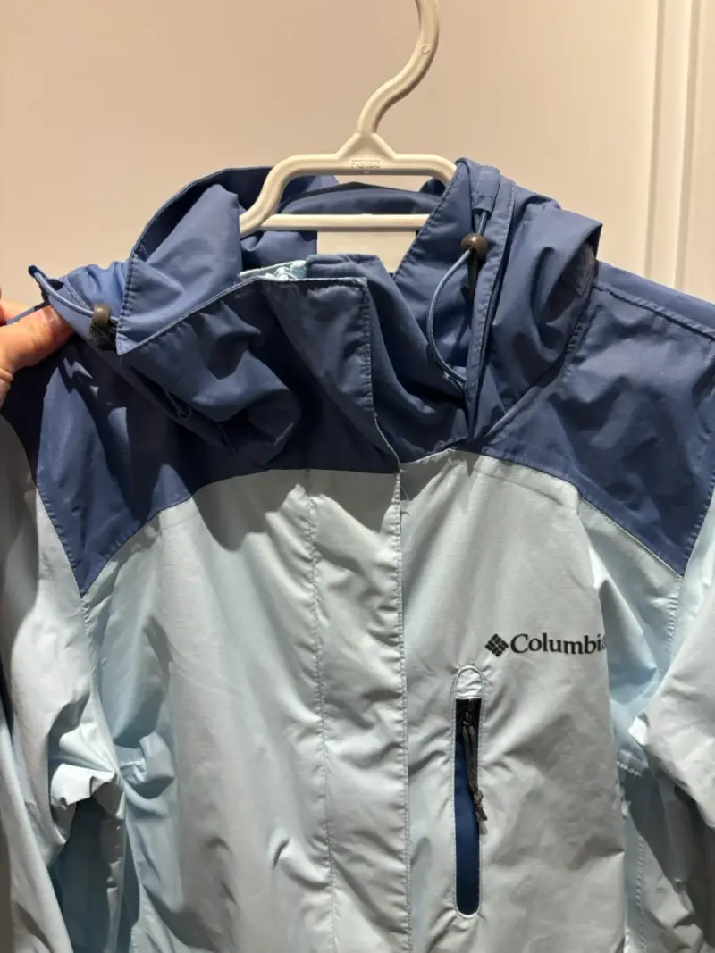 Chaqueta impermeable Columbia azul claro - 2