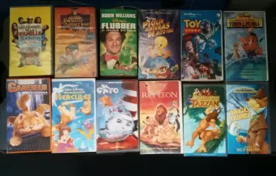 Colección de películas en VHS infantiles - miniatura 1