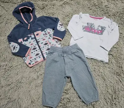 Conjunto poleron, polera y pantalón bebé Lippi - miniatura 1