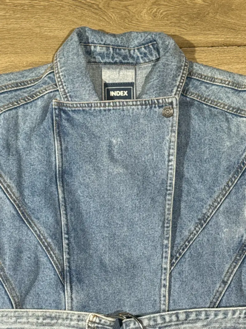 Chaqueta de mezclilla sin mangas Index - 2