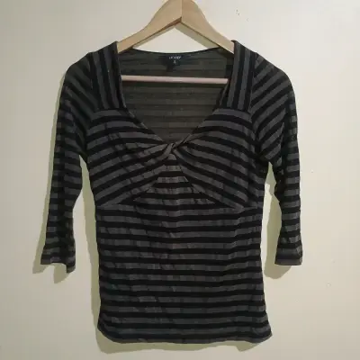 Polera a rayas HOBBS manga 3/4 - miniatura 1