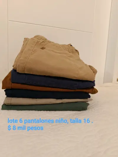 Lote de 6 pantalones para niño talla 16 - miniatura 1