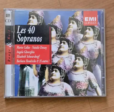 CD Doble Les 40 Sopranos - EMI  (Rouge & Noir) - miniatura 1