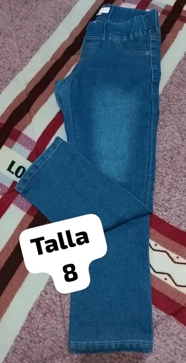 Jeans de mezclilla talla 6 para niños - 2