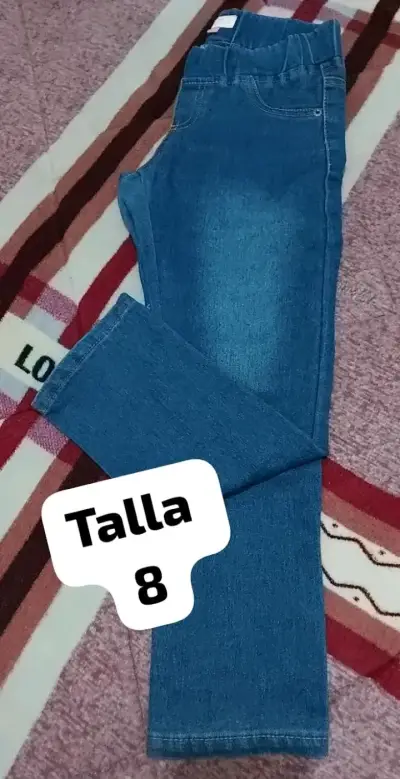 Jeans de mezclilla talla 6 para niños - miniatura 2