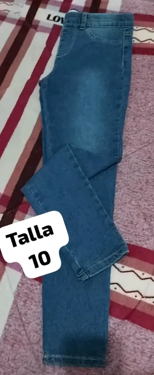 Jeans de mezclilla talla 6 para niños - 5