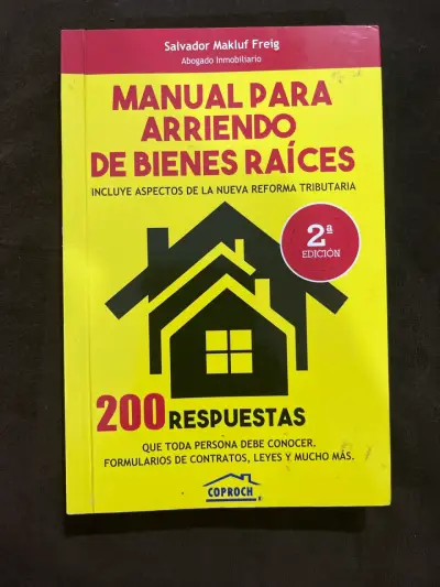 Manual para Arriendo de Bienes Raíces 2ª Edición - miniatura 1