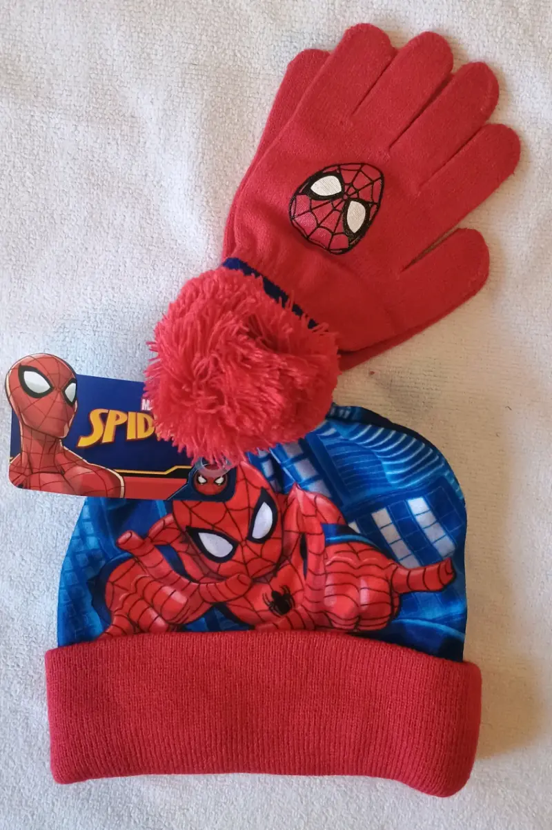 Set de gorro y guantes Minnie Mouse rosa - 2