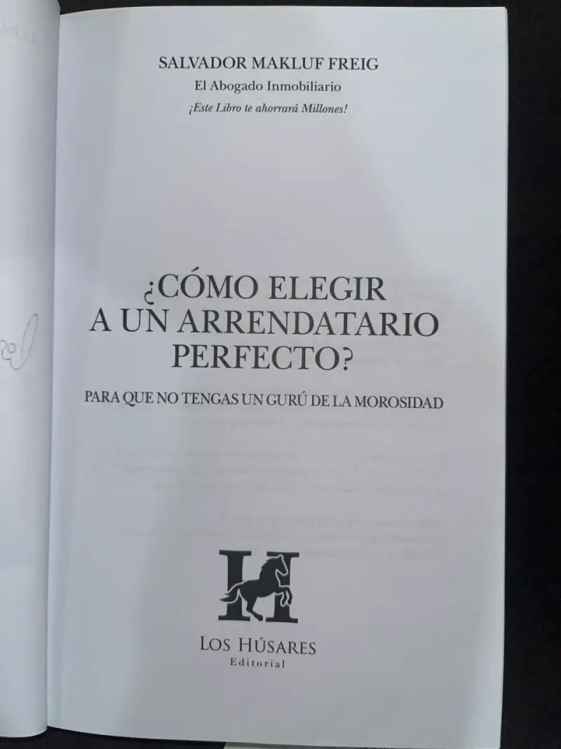 Libro Cómo elegir un arrendatario perfecto - 4