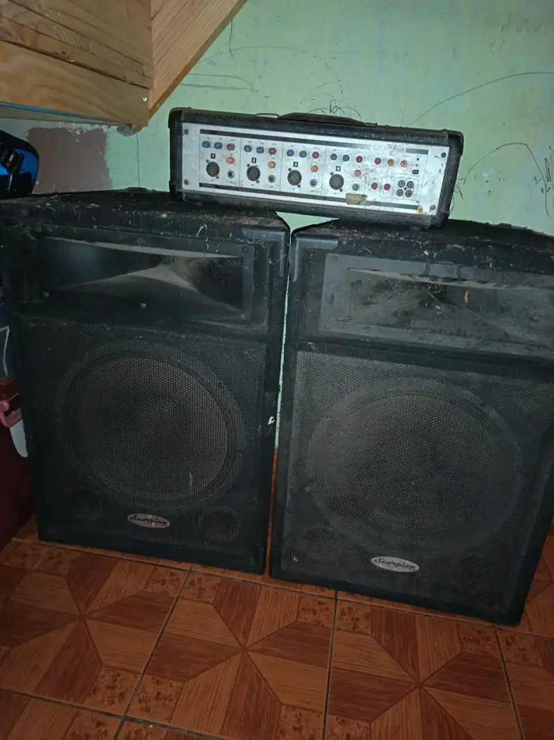 Sistema de audio Scorpion con amplificador - 4