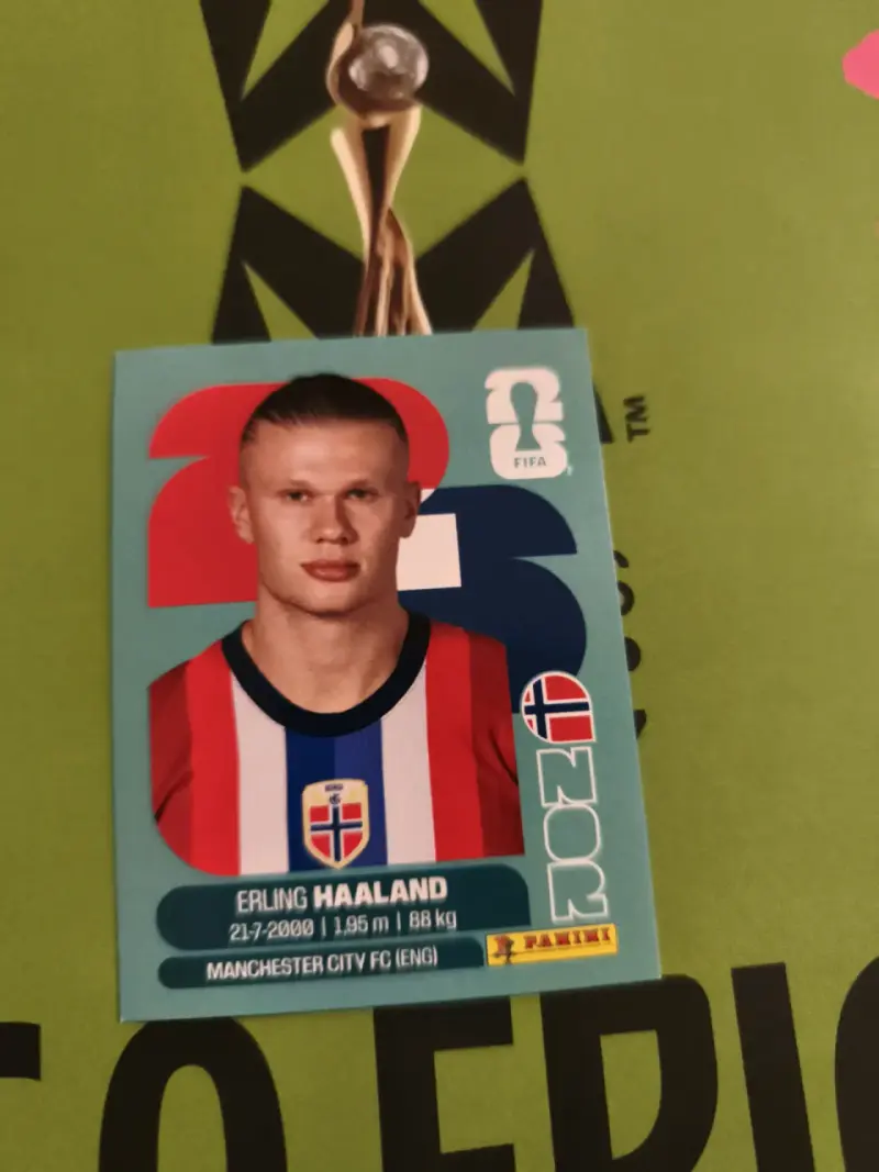 Lámina Panini Erling Haaland 2026 - 1