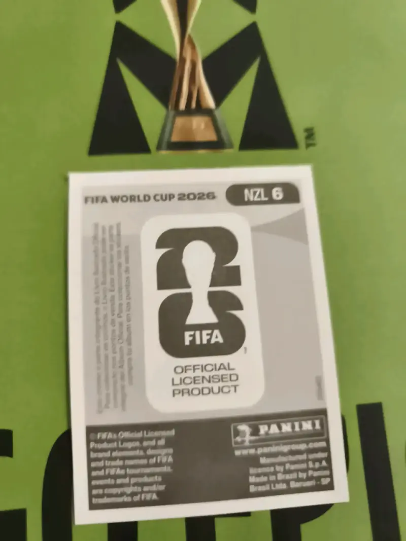 Lámina Panini Tim Payne FIFA 2026 - 2