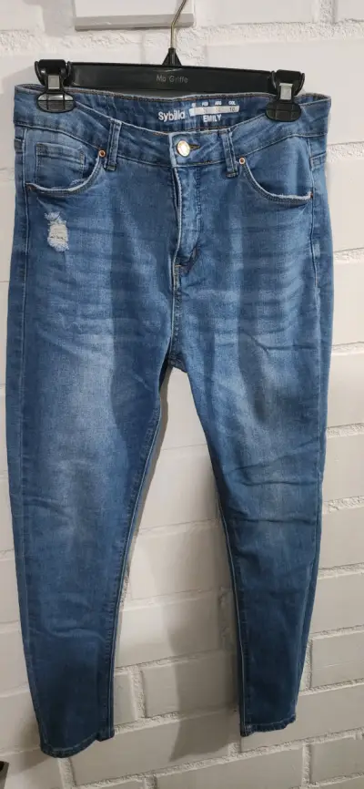 Jeans azules desgastados Sybilla - miniatura 1