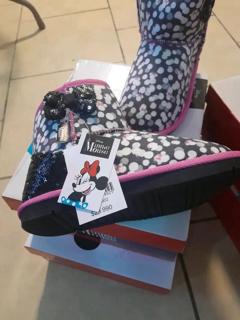 Botas Minnie Mouse rojas con lunares - 6