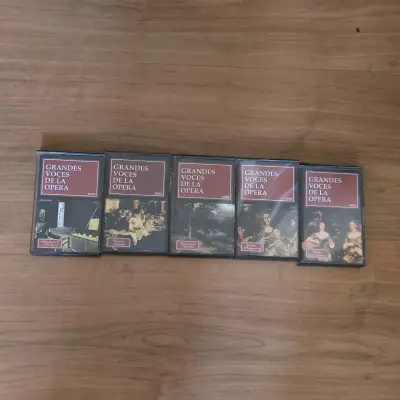 Lote 5 Casetes "Grandes Voces de la Ópera" (Sarpe) - miniatura 1