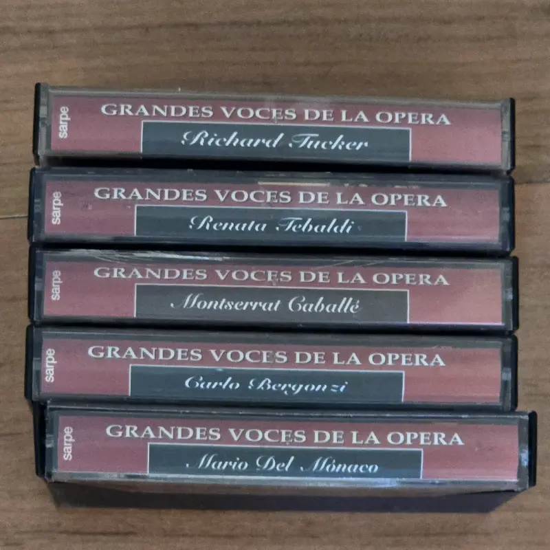 Lote 5 Casetes "Grandes Voces de la Ópera" (Sarpe) - 2