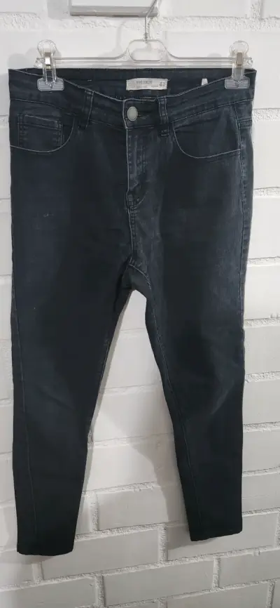 Jeans negros para mujer talla 42 - miniatura 1