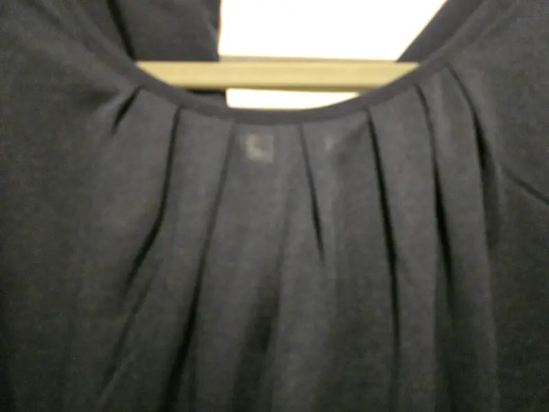 Vestido azul marino de manga larga - 2