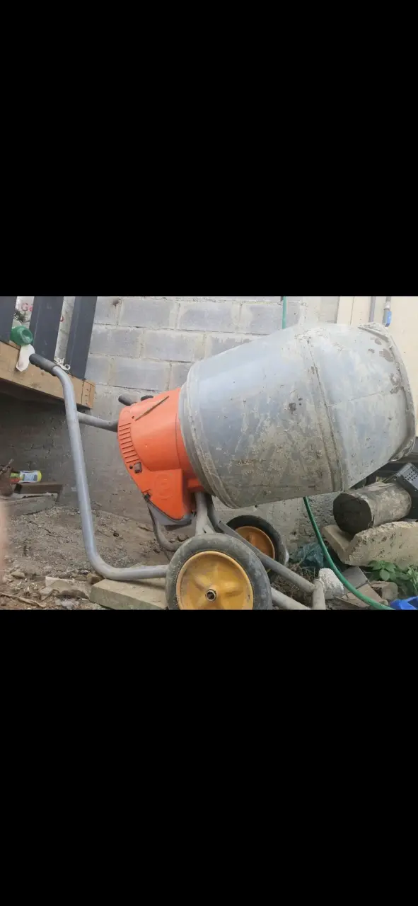 Hormigonera 130 lt eléctrica usada en buen estado - 4