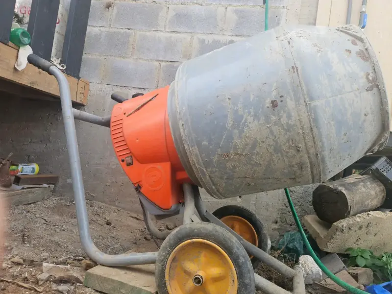 Hormigonera 130 lt eléctrica usada en buen estado - 5