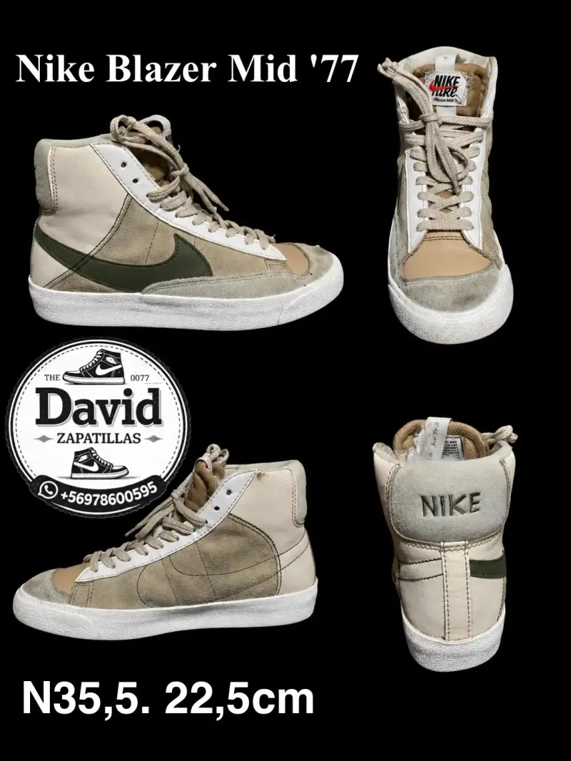 Zapatillas Nike Blazer Mid '77 beige