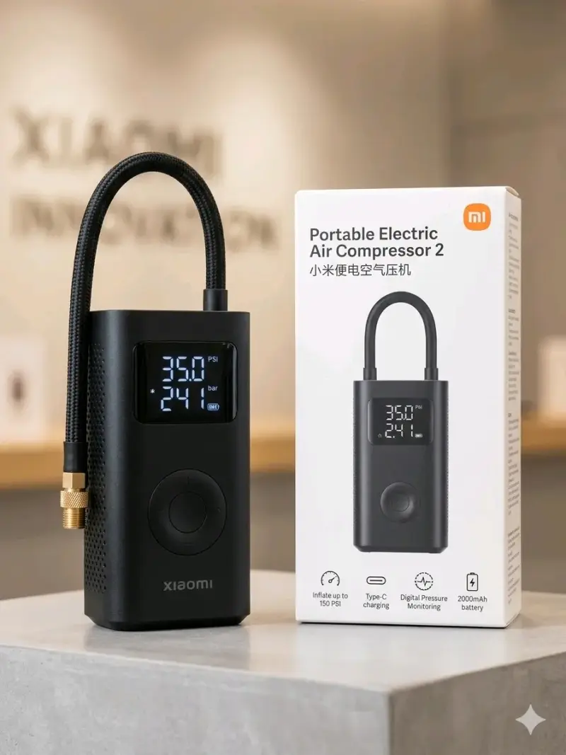 Compresor de aire portátil Xiaomi 150 PSI - 3