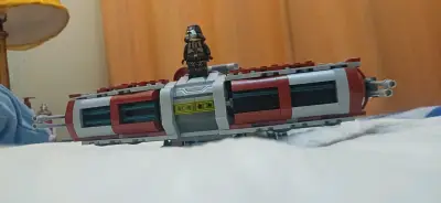 Nave espacial de bloques con figura - miniatura 1