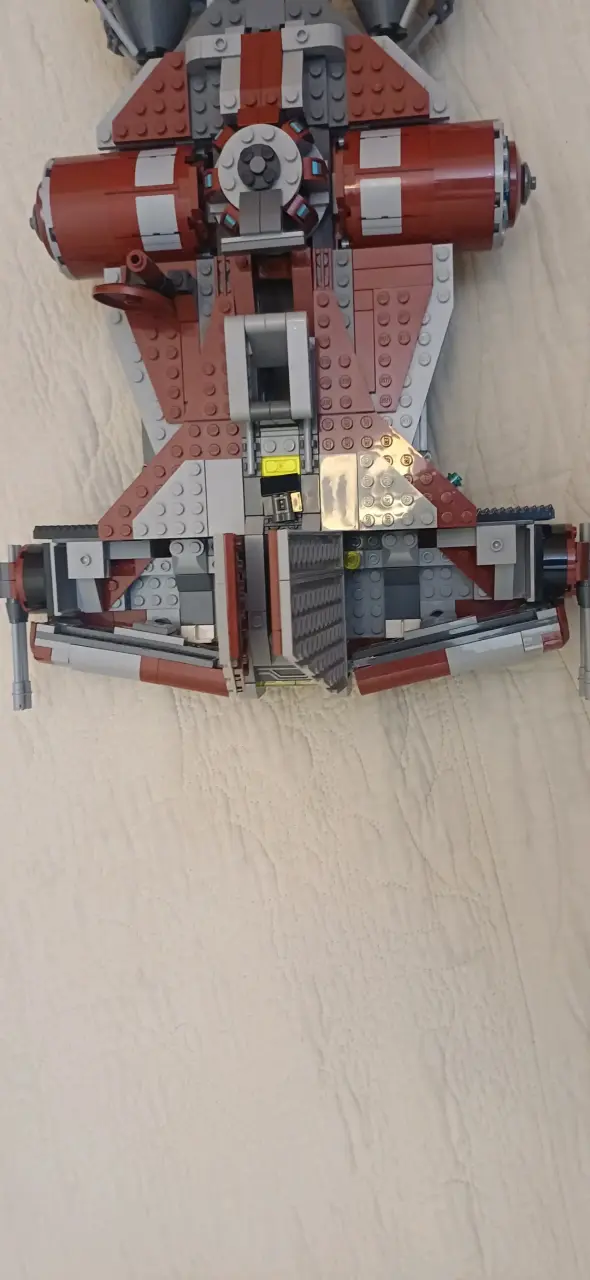Nave espacial de bloques con figura - 3