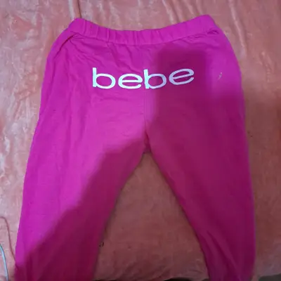 Pantalones deportivos fucsia Bebe - miniatura 1