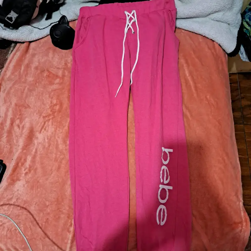 Pantalones deportivos fucsia Bebe - 2