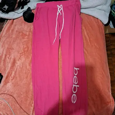 Pantalones deportivos fucsia Bebe - miniatura 2