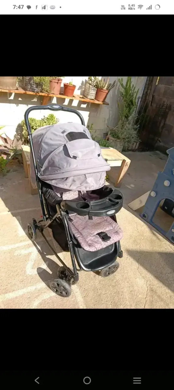Coche de paseo para bebé con bandeja - 2