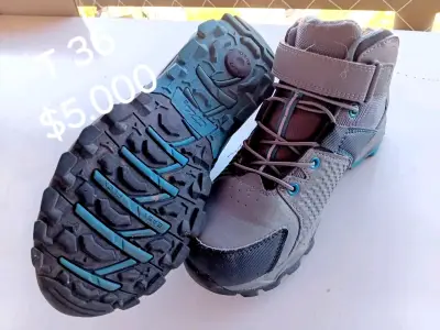 Botas de trekking talla 36 gris - miniatura 1