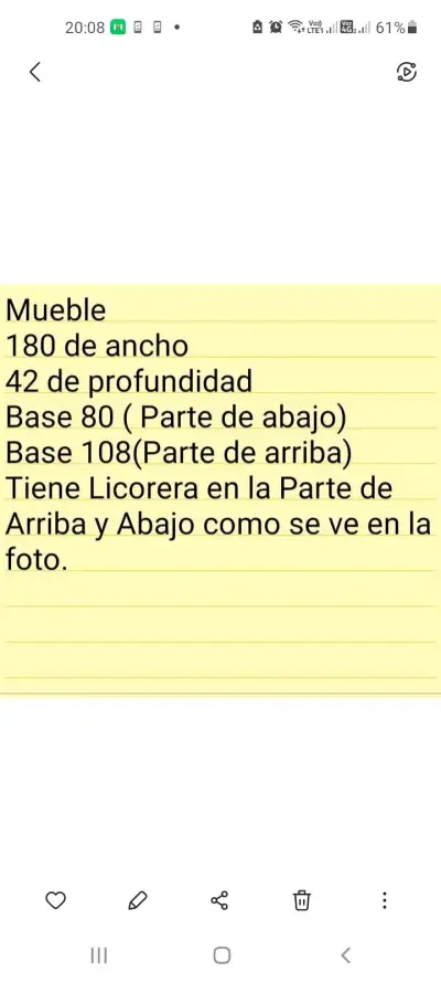 Mueble de madera tallada para sala - miniatura 2