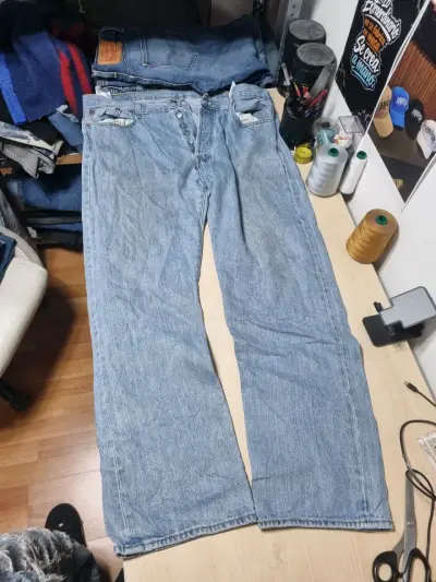Jeans Levi's clásicos 501 W40 L32 - miniatura 3