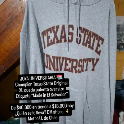 Polerón Champion Texas State University - miniatura 1