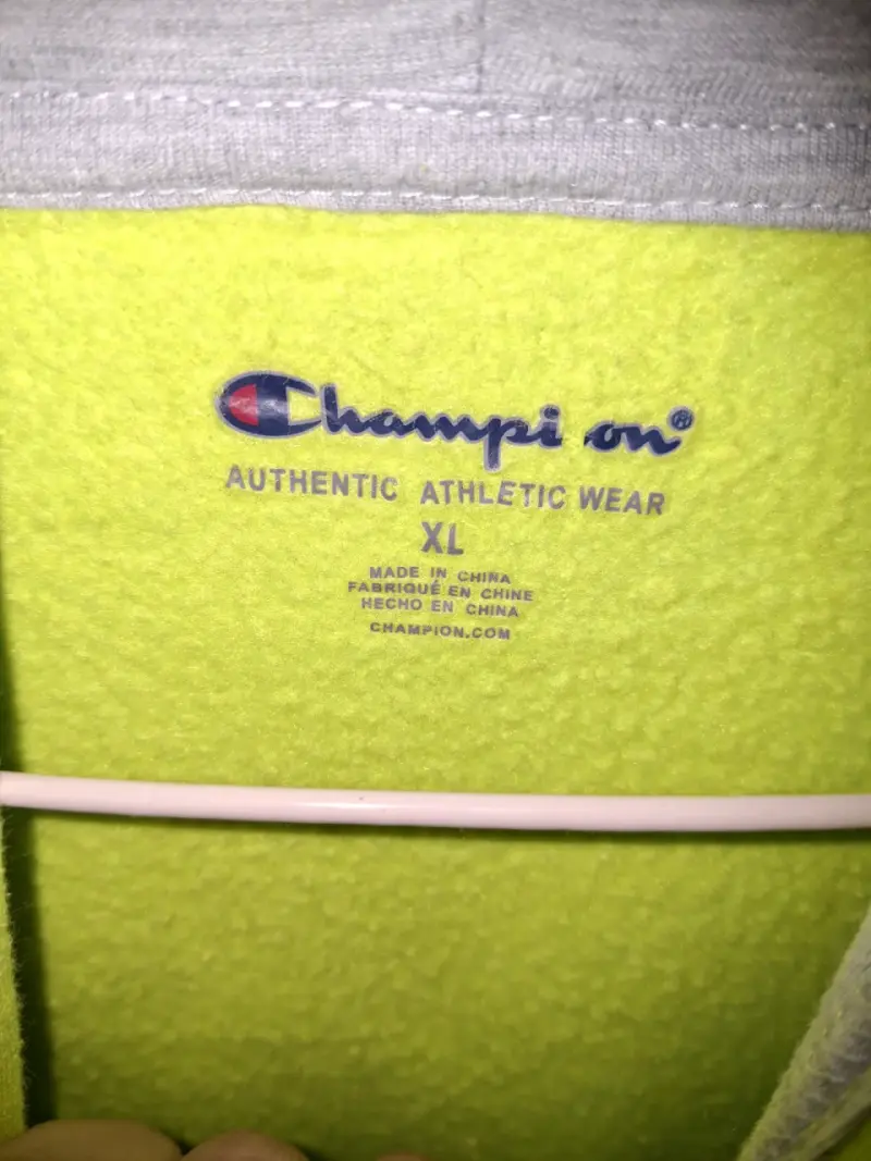 Polerón Champion amarillo flúor XL - 3