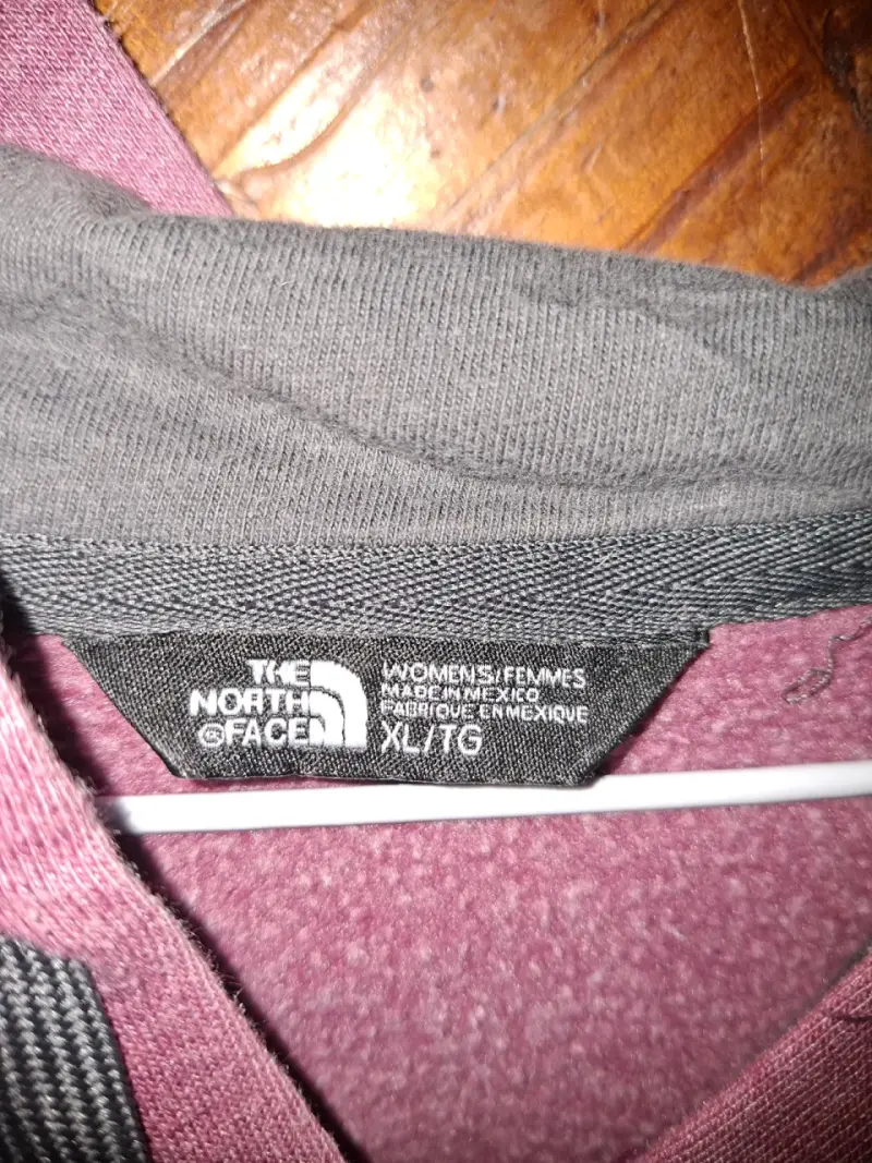Polerón The North Face burdeo y gris mujer - 3