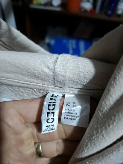 Polerón oversize NASA H&M beige - miniatura 3